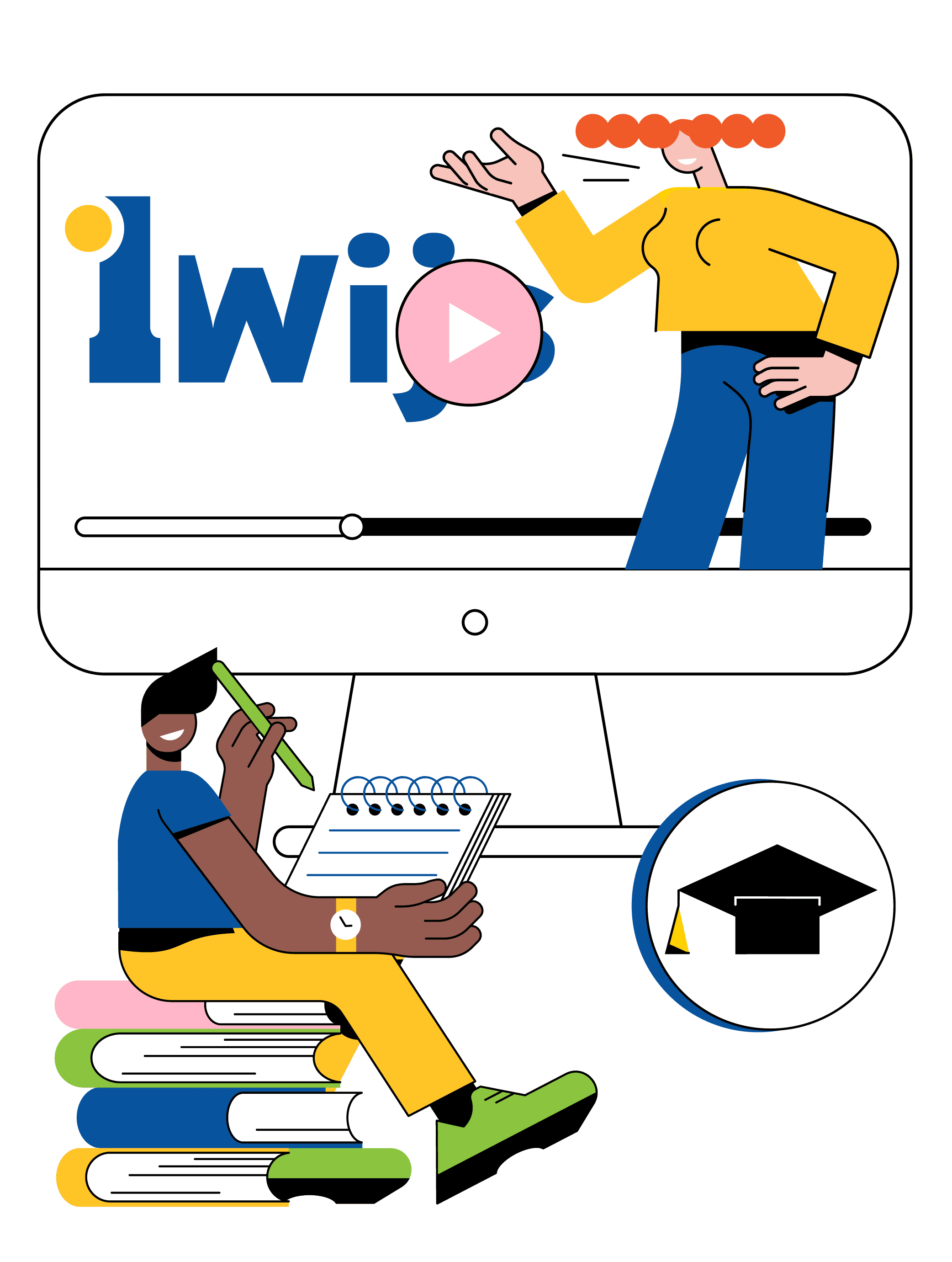 illustratie over iWijs